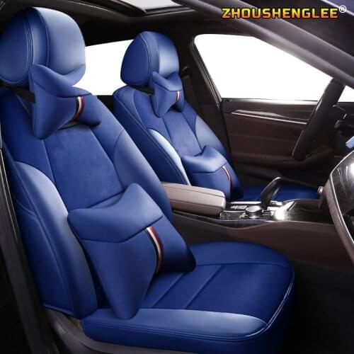ZHOUSHENGLEE Custom Leather car seat covers For LINCOLN Navigator MKZ MKC MKX MKT CONTINENTAI Automobiles Seat Covers