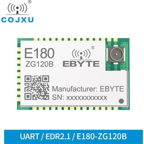 ZigBee 3.0 EFR32 SMD IoT Stamp Hole IPEX E180-ZG120B Wireless Transceiver Module Smart Home Networking Low power Transmitter