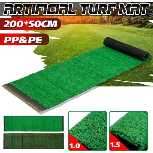200x50cm Grass Mat Green Artificial Lawns Turf Carpet Fake Sod Garden Moss Landscape For Gymnasium Home Floor Wedding Decoration