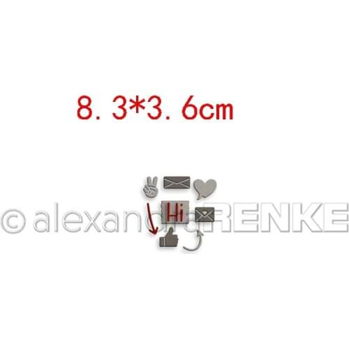 CH 2021 New Arrival Envelope Metal Cutting Dies Stencils for DIY Scrapbooking/photo Album Decorative Embossing DIY Paper Card