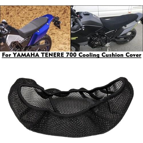 Seat Cover For YAMAHA TENERE 700 Tenere 700 Cushion Cover T7 T 700 2020 3D Cushion Cover Motorcycle Breathable Cushion