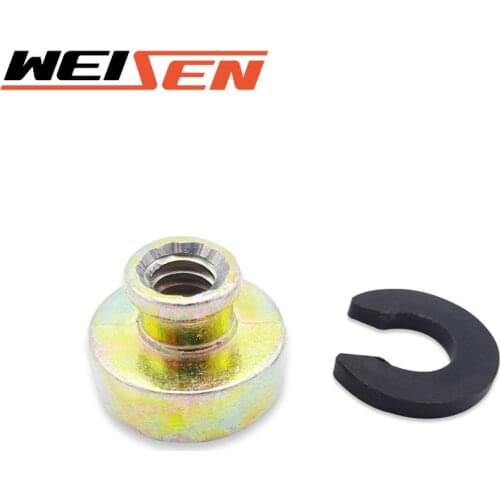 For All Harley Touring Dyna Softail Sportster 1996-2017 Zine-Alloy Fender Rear Seat Solo Rack Zine Alloy Bolt Nut Base