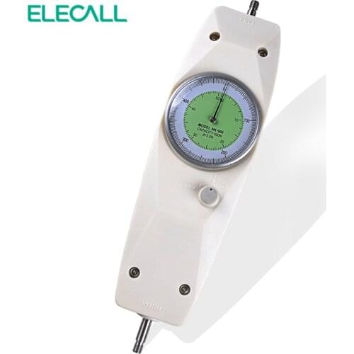 ELECALL NK-100 Analog Dynamometer Force Measuring Instruments Thrust Tester Analog Push Pull Force Gauge Tester Meter