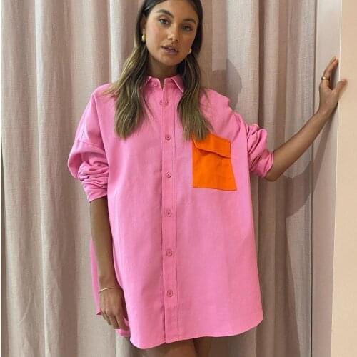 JUN WU Pink Blouses