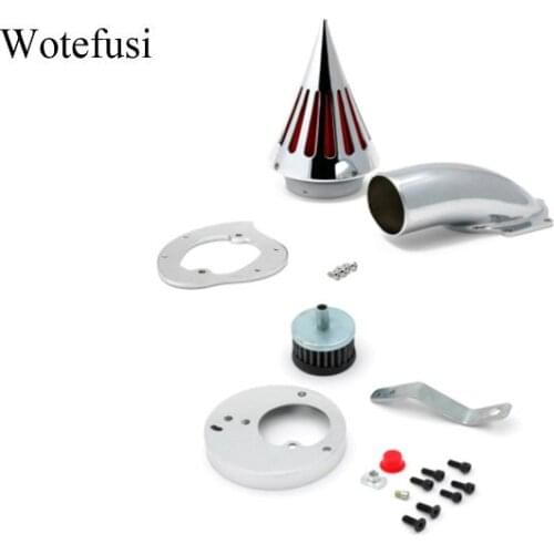 Wotefusi Spike Intake Air Cleaner Filter Kit For Honda VTX 1300 VTX1300 (All Years) [MP02]