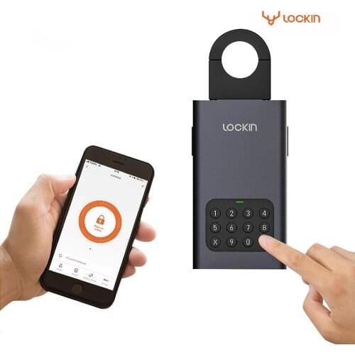 Tuya Smart Key Storage Lock Box BT Wireless Password Key Safe Alloy IPX5 Waterproof Key Lock Box Remote Control Safe Box