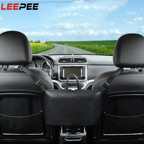 LEEPEE Auto Seat Back Organizer Car Seat Middle Hang Carrying Bag Supplies To Receive Bag Car Accessories