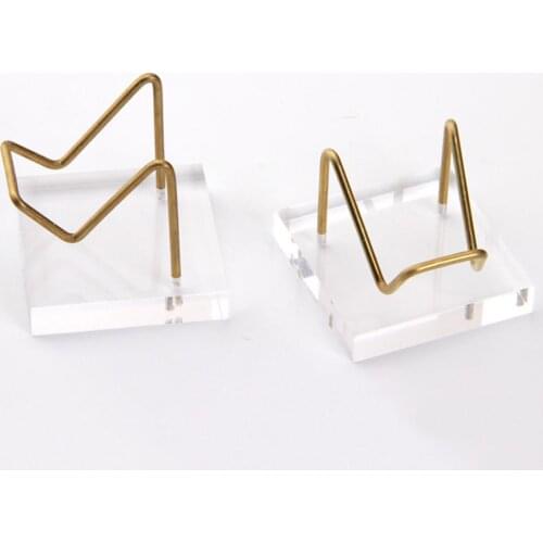 Metal Arm Mineral For Fossil Display Stand Holder With Acrylic Base For Softball Golf Baseball Tennis Egg Sphere Puzzle Ball