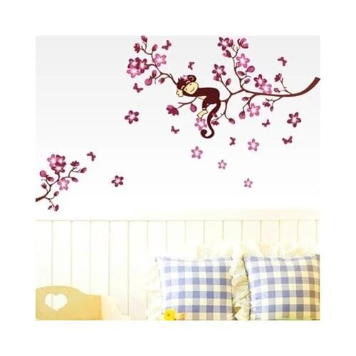 Sweet Romance Peach Tree The Sitting Room Bedroom Of Children Sofa Background Decoration Huaqiang Cartoon Landscape Photo Wall