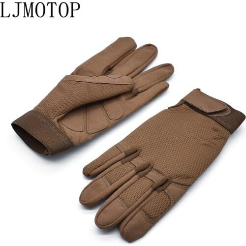 Motorcycle Gloves Full Finger Fiber Leather Outdoor Gloves For kawasaki YAMAHA YZF R25 R15 R6 R125 z750 Z800 FZ8 FZ1 FZ6R ER-6N
