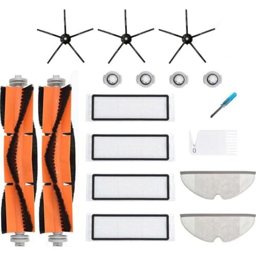 Roller Brush Filter Kit For Xiaomi Roborock S50 S6 S60 S65 S55 S5 Vacuum Cleaner Space Parts