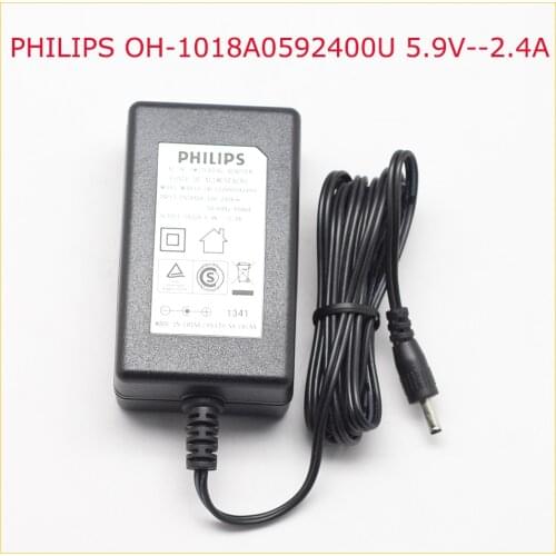 OH 1018A0592400U AC / DC Switching Adapter for PHILIPS OH-1018A0592400U 5.9V--2.4A Adapters 5.9V 2.4A power supply charger
