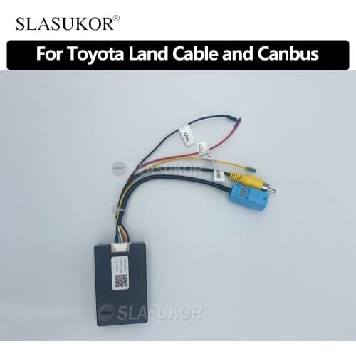 For Toyota Land Cruiser Prado 150 Cruiser 11 2007 2008 2009 2010- 2015 original 360 panorama or reversing video cable and canbus