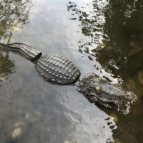 Floating Alligator Decoy Pool Pond Goose Duck Control Garden Park Decor