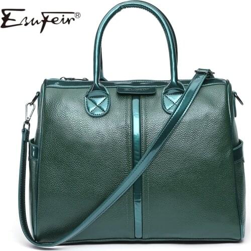 100% Genuine Leather Women Handbag Fashion Satchel Female Shoulder Bag Top-handle Bags for Women 2019 Large Capacity Tote Bag