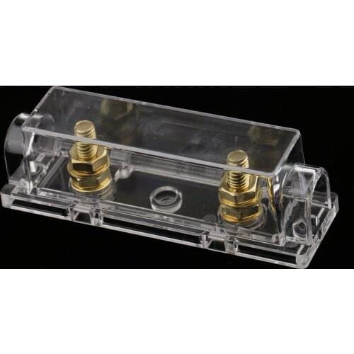 Universal Car Stereo Audio Inline ANL Holder 0 2 4 Gauge Fuse Holder Box
