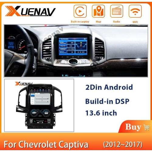 2 Din Android System Auto Car Stereo Car GPS Navigation For-Chevrolet Captiva 2013-2017 Multimedia Radio Player Vertical Screen