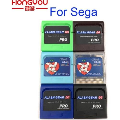 3.0 Version Flash Gear Pro Power Saving Flash Cart Game Cartridge Card PCB for Sega Game Gear GG Card box