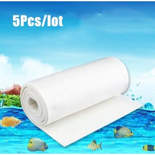 5pcs/lot Fish Tank Filter Cotton Biochemical Cotton High-density Sponge Water Purification Aquarium Filter Material