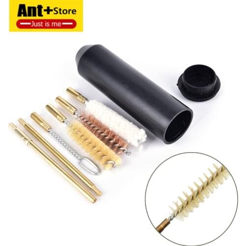 2019 new 22/45/357/9 mm pocket pistol professional gun cleaning kit pistol pole brush cleaning tool 7 pieces / set
