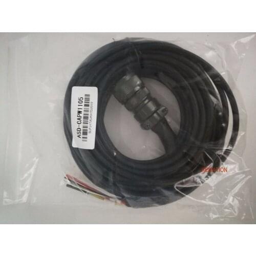 ASD-CAPW1105 Compatible ASD-A2 1-2KW Motor w.Brake Cable 5M Length ASDCAPW1105