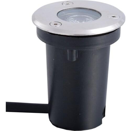 Free shipping 1W Warm White/Cool White LED Underground Light IP68 Buried Recessed Floor Outdoor Lamp AC85-265V