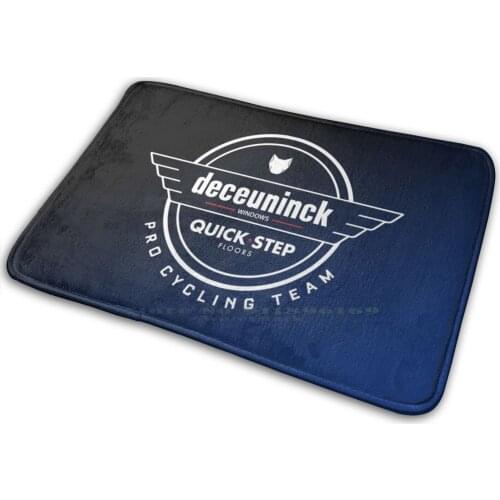Deceuninck Quick Step Mat Rug Carpet Anti-Slip Bedroom Entrance Door Mat Paris France Roubaix Bike Race Bike Race Cycle Cycling