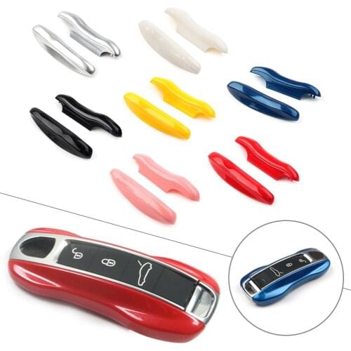 For Porsche 911 Cayenne Panamera Car Remote Key Case Protection Key Shell Cover Housing 7 Colors