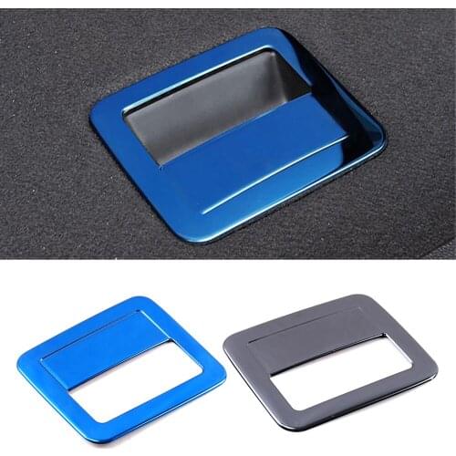 For Volkswagen VW Tiguan 2019 2018 2017 Stainless Steel Car Styling Rear Trunk Handle Frame Sequins Cover Trim Accessories