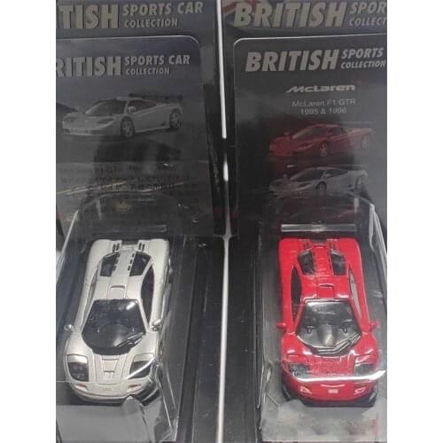 1/64 Kyosho Alloy Car McLaren F1 Gtr Red Silver Rare Collection Ornament