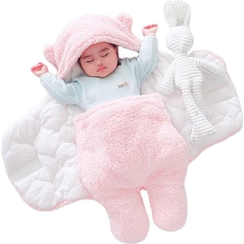 Newborn Baby Rompers Autumn Kids Infant Jumpsuit For Baby Boys Girls Sleeping Bag Winter Warm Infant Clothing 3 6 9 months