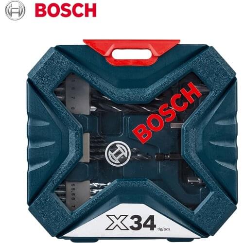 Bosch Drill Bit set Bosch 34X Impact Drill Twist Drill Bit Electric Bit Power Tool