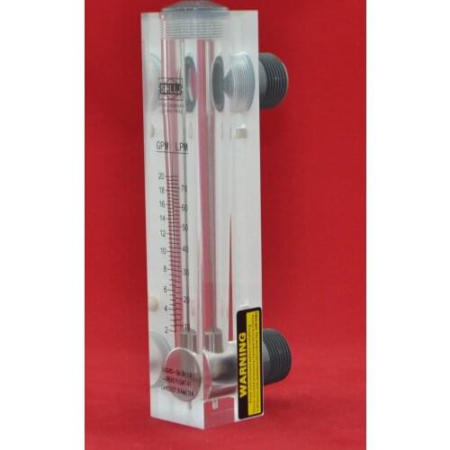 LZM-25 panel flowmeter(flow meter) for air/gas without control valve male 1"BSPT or NPT fitting