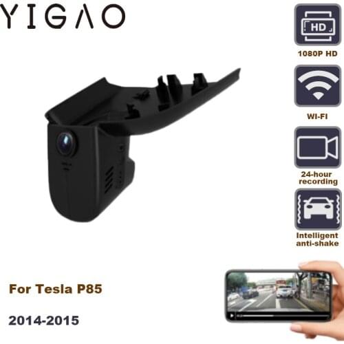 For Tesla p85 2014 2015 Front And Rear Dual Recording Driving Recorder Original Hidden HD Dedicated