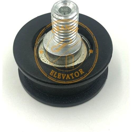 20PCS/Lot Elevator door hanging wheel 38*16*6000 Flat groove Roller OD38mm W16mm Bearing 6000