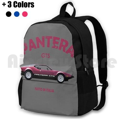 The 1974 Pantera Gts Outdoor Hiking Backpack Waterproof Camping Travel Detomaso Pantera Detomaso 1974 Detomaso Pantera Gts Car