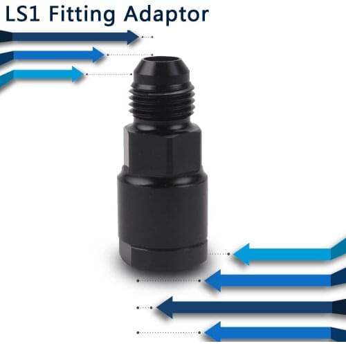 RASTP-LS1 Swap Fuel Rail Inlet Line Fitting Adaptor for 6AN LSX LS LS6 5.7 6.0 6.2 Anodic Oxidation Decoration RS-OFI027