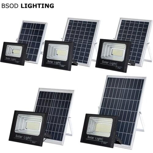 Solar Led Light Outdoor with Remote Controller Refleter Led Solar Street Lamp for Garden Jardin Luz Led Solar Project