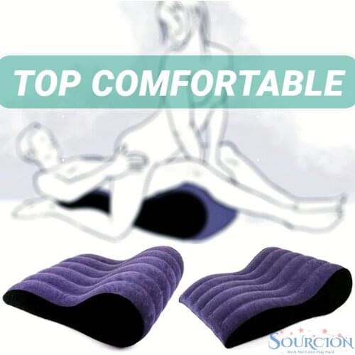 SWT Comfortable Chair Helpful Sofa Pad Inflatable Sex Bed Luxury Pillow Ramp Furniture Pillow Sexy Tool New Style 2021