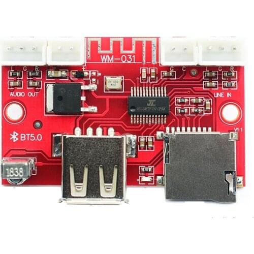 USB flash drive USB decoder board MP3 lossless WAV FLAC APE line input single track repeat Bluetooth 5.0 Remote Control
