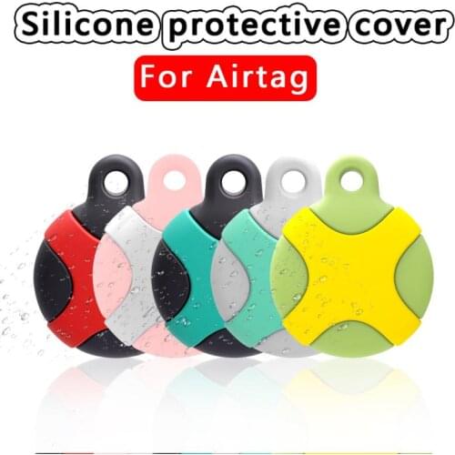 Suitable For Apple Waterproof AirTags Anti-lost Positioning Tracker Protective Cover Silicone Shell For Apple Locator Tracker