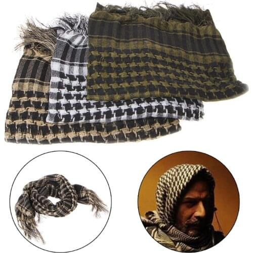 Military Tactical Keffiyeh Arab Scarf Hunting Cycling Shawl Head Wrap Army Camo