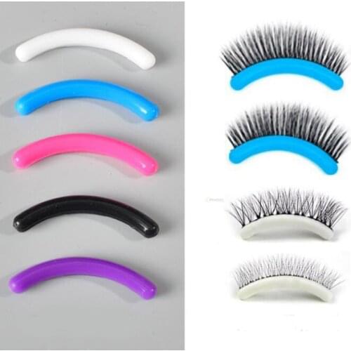 10pcs silicone Eyelashes display strip eyelash Lashes show stick fake eye Lash Extension Tools