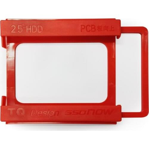 2.5'' to 3.5'' SSD HDD Environmental Plastics Adapter Mounting Bracket Hard Drive Holder for Desktop PC