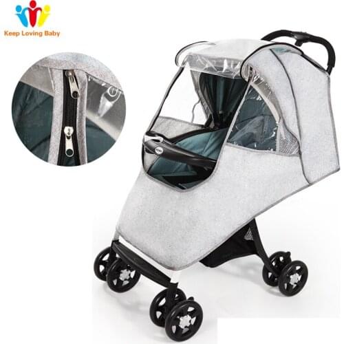 Baby Stroller Accessories Universal Waterproof Rain Cover Wind Shield Most Stroller Pushchairs Wind Dust Shield Baby Strollers