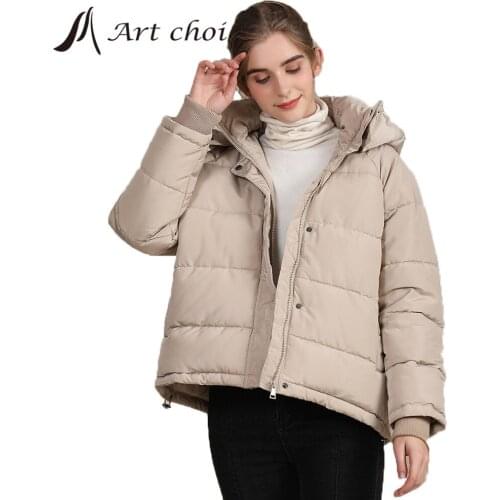 Женские стеганые куртки Art choi China At AliExpress