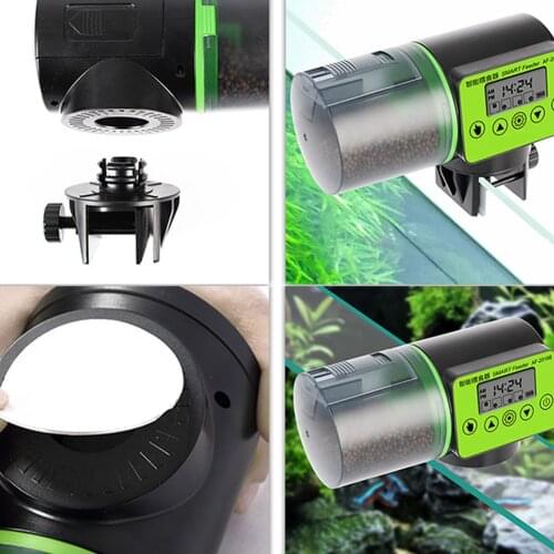 Automatic Fish Feeder Electric Auto Fish Feeder Aquarium Food Dispenser STTA889