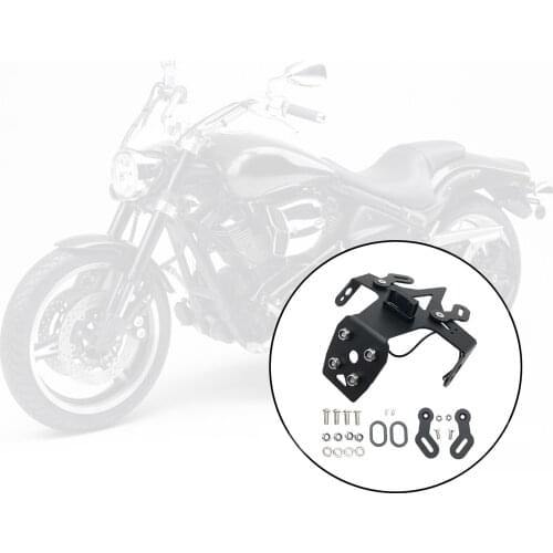 Registration License Plate Frame Holder Black Light Bracket Kit for Kawasaki ZX25R 20-21 Motorcycle Accessories Standard Plates
