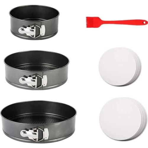 Hot Spring Form Cake Pan,Leakproof Round Non-Stick Cheesecake Bakeware Baking Pan,Quick Release Latch and Removable Bottom