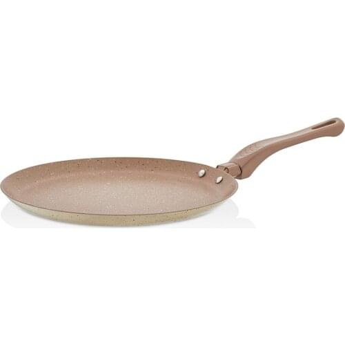 Cream Color 24 CM Granite Crepe Pan